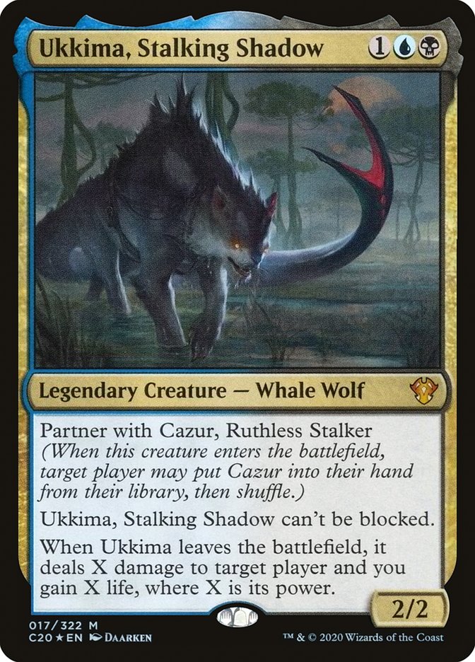 Ukkima, Stalking Shadow [Commander 2020] | Boutique FDB TCG