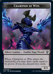 Eldrazi // Champion of Wits Double-Sided Token [Commander 2021 Tokens] | Boutique FDB TCG