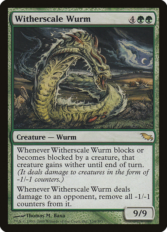 Witherscale Wurm [Shadowmoor] | Boutique FDB TCG