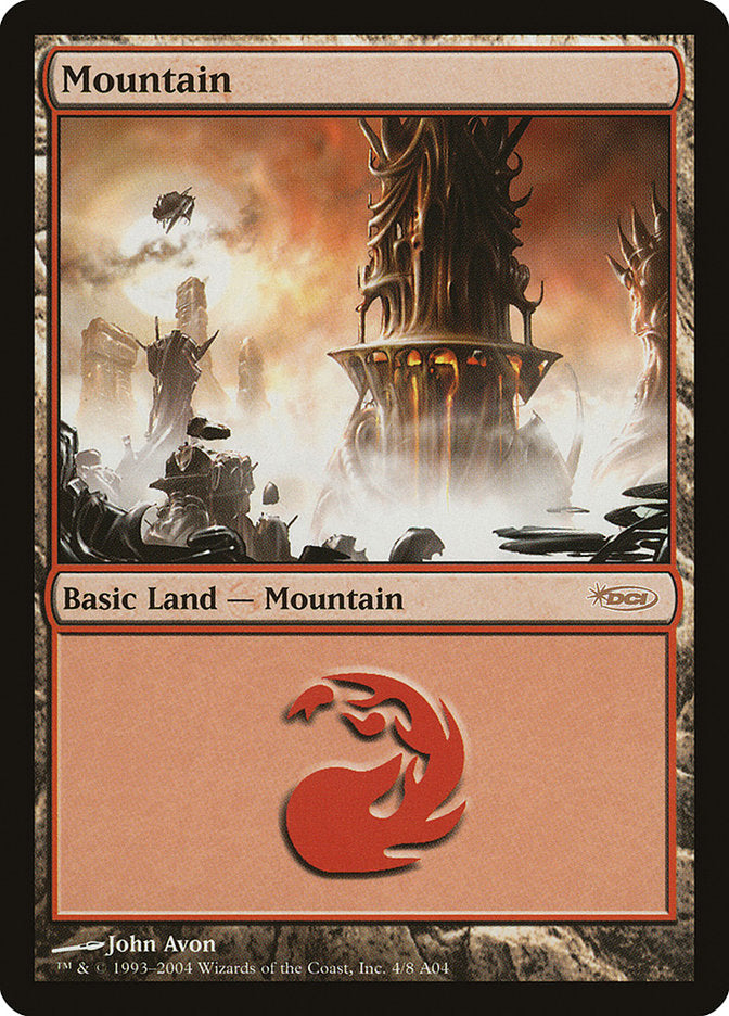 Mountain (4) [Arena League 2004] | Boutique FDB TCG