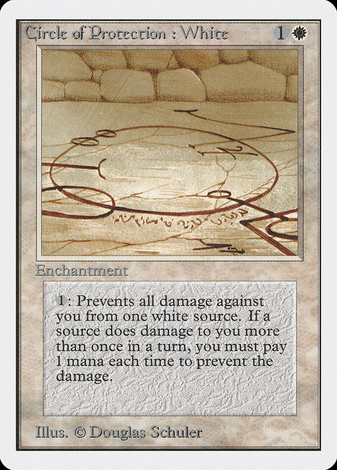 Circle of Protection: White [Unlimited Edition] | Boutique FDB TCG