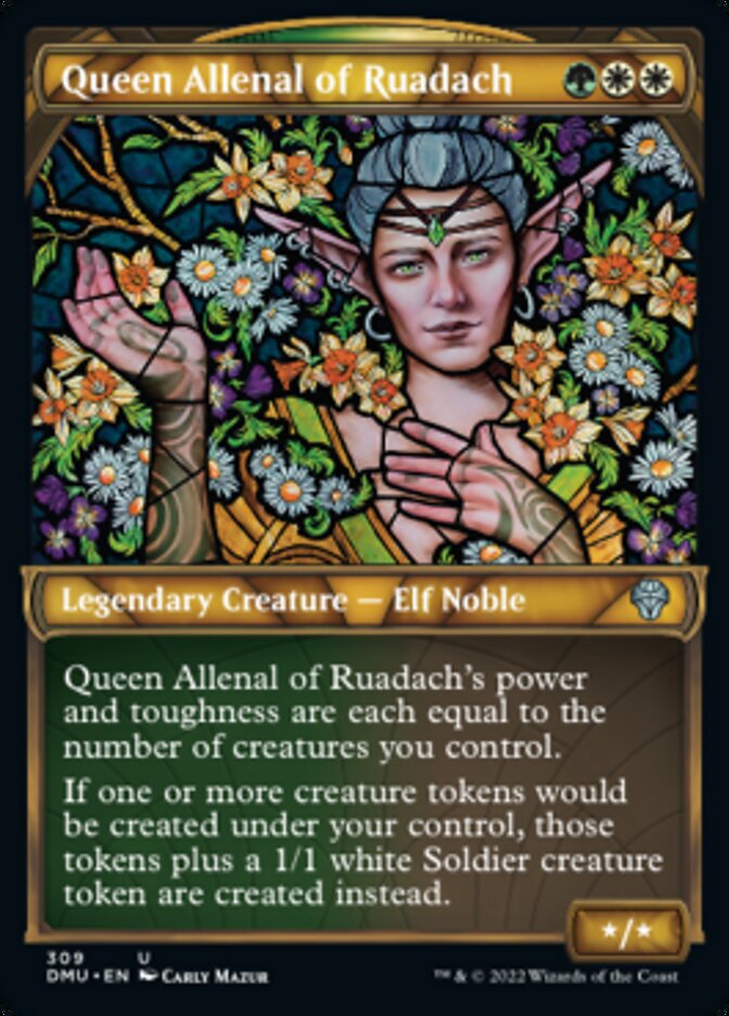 Queen Allenal of Ruadach (Showcase) [Dominaria United] | Boutique FDB TCG