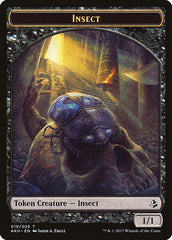 Sacred Cat // Insect Double-Sided Token [Amonkhet Tokens] | Boutique FDB TCG