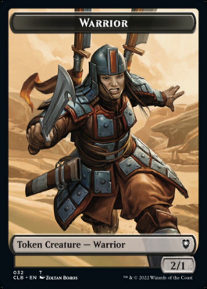 Warrior // Inkling Double-Sided Token [Commander Legends: Battle for Baldur's Gate Tokens] | Boutique FDB TCG
