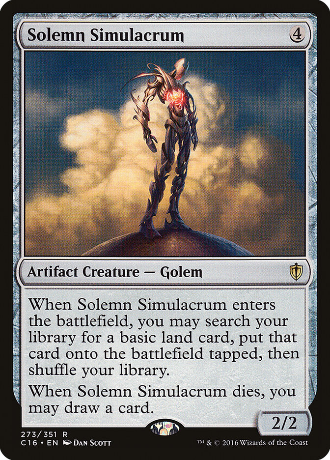 Solemn Simulacrum [Commander 2016] | Boutique FDB TCG