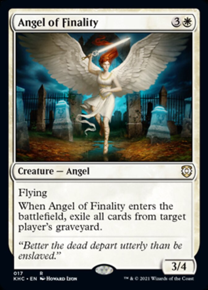 Angel of Finality [Kaldheim Commander] | Boutique FDB TCG