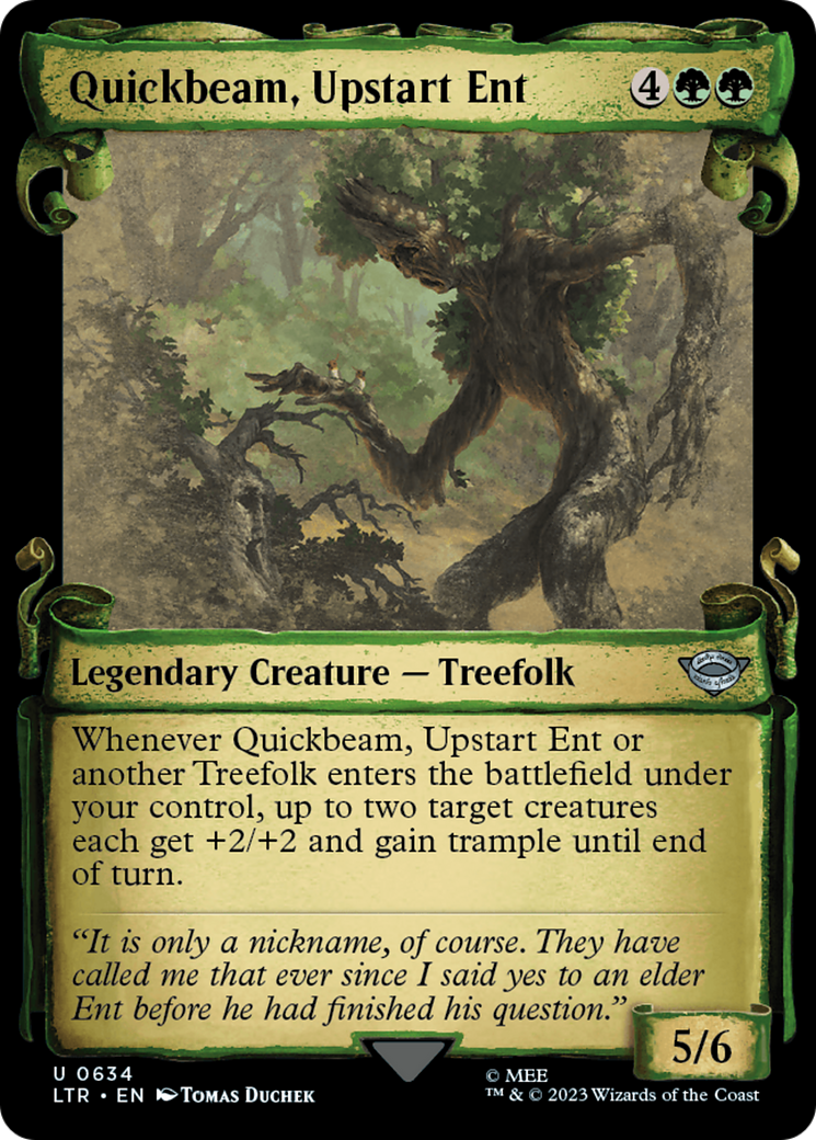 Quickbeam, Upstart Ent [The Lord of the Rings: Tales of Middle-Earth Showcase Scrolls] | Boutique FDB TCG