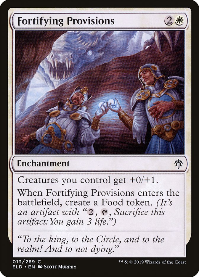Fortifying Provisions [Throne of Eldraine] | Boutique FDB TCG