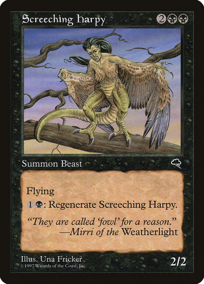 Screeching Harpy [Tempest] | Boutique FDB TCG