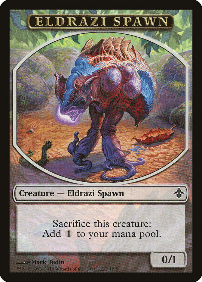 Eldrazi Spawn Token (1b/5) [Rise of the Eldrazi Tokens] | Boutique FDB TCG