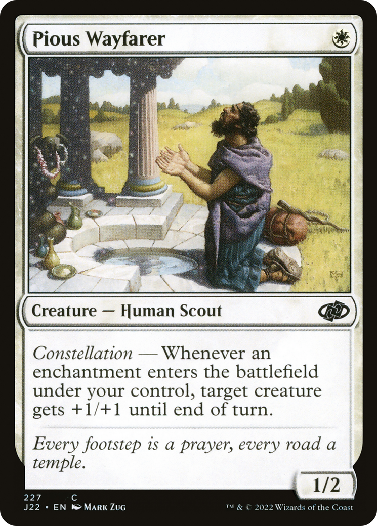 Pious Wayfarer [Jumpstart 2022] | Boutique FDB TCG