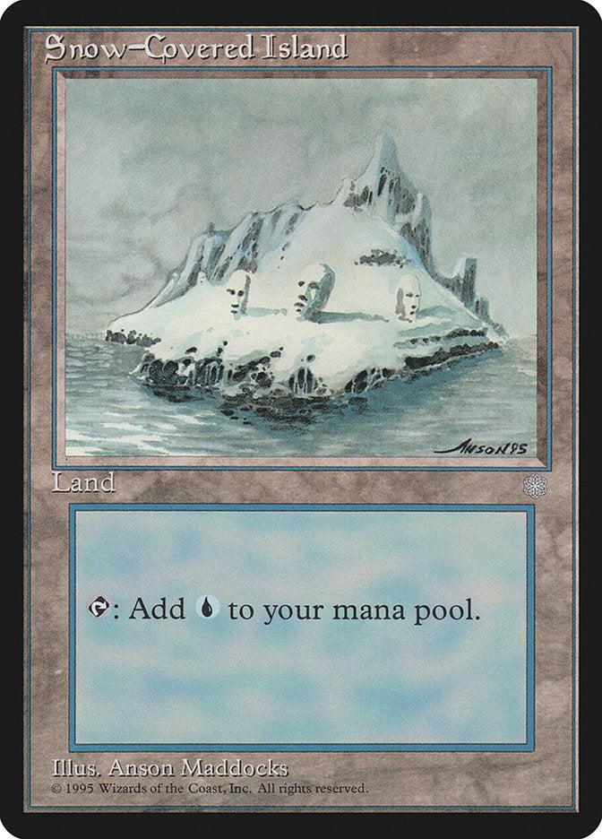 Snow-Covered Island [Ice Age] | Boutique FDB TCG