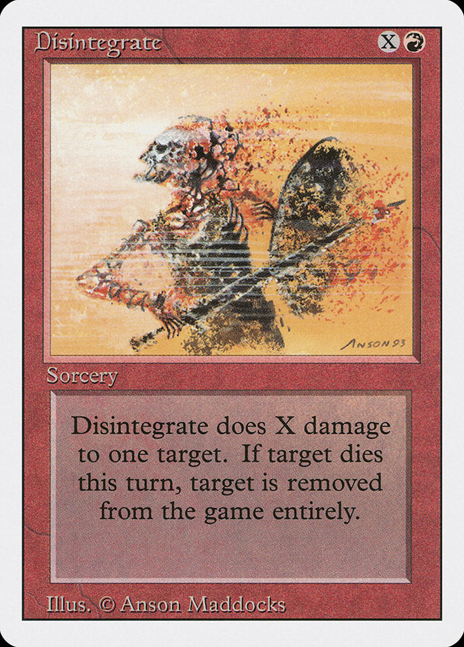 Disintegrate [Revised Edition] | Boutique FDB TCG