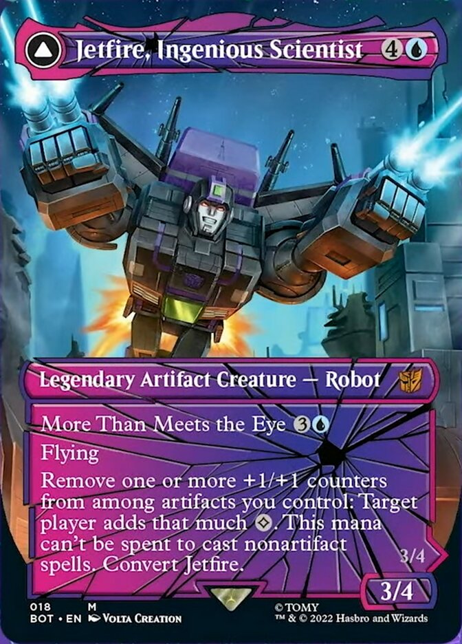 Jetfire, Ingenious Scientist // Jetfire, Air Guardian (Shattered Glass) [Transformers] | Boutique FDB TCG