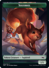 Squirrel // Food (011) Double-Sided Token [Unfinity Tokens] | Boutique FDB TCG