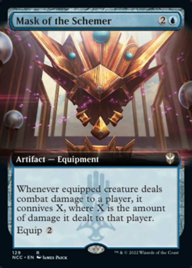 Mask of the Schemer (Extended Art) [Streets of New Capenna Commander] | Boutique FDB TCG
