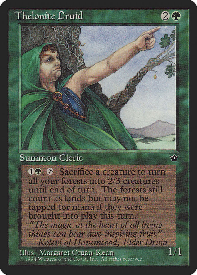 Thelonite Druid [Fallen Empires] | Boutique FDB TCG