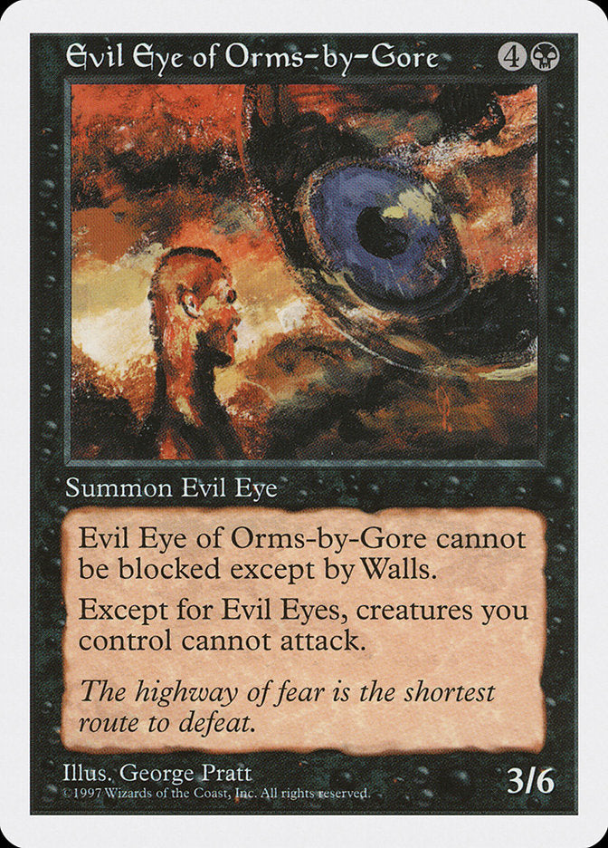 Evil Eye of Orms-by-Gore [Fifth Edition] | Boutique FDB TCG