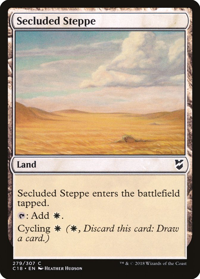 Secluded Steppe [Commander 2018] | Boutique FDB TCG