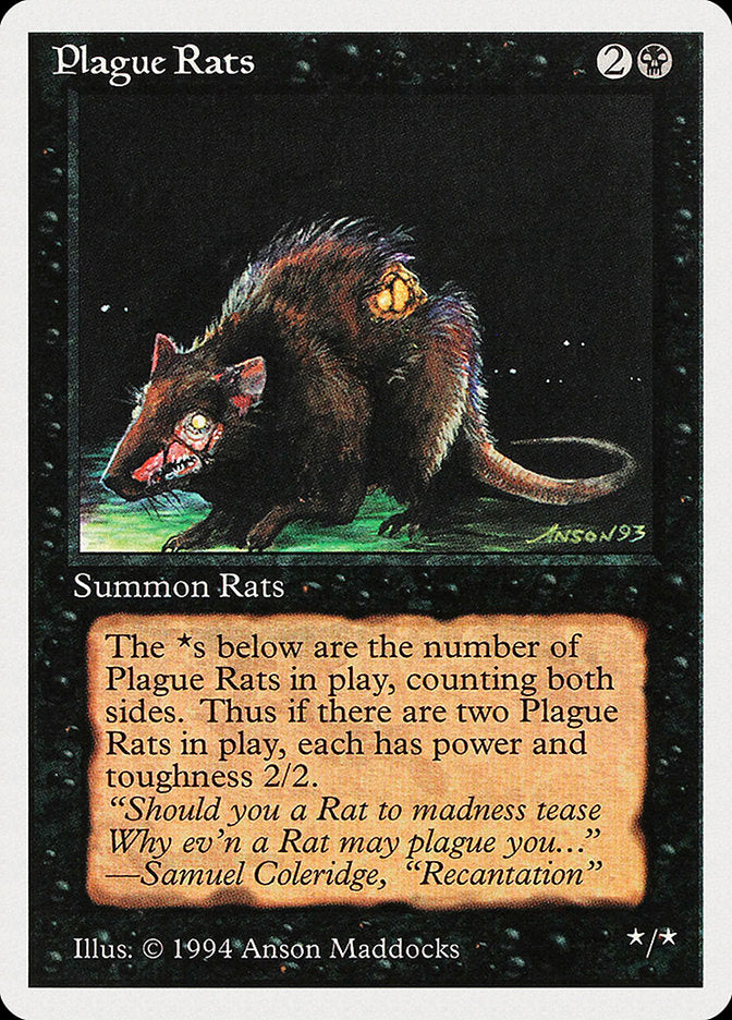 Plague Rats [Summer Magic / Edgar] | Boutique FDB TCG