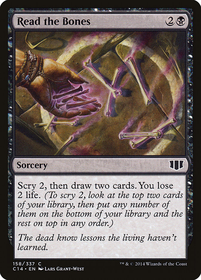 Read the Bones [Commander 2014] | Boutique FDB TCG