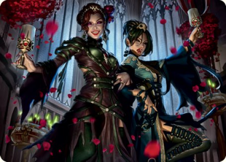 Falkenrath Celebrants 2 Art Card [Innistrad: Crimson Vow Art Series] | Boutique FDB TCG