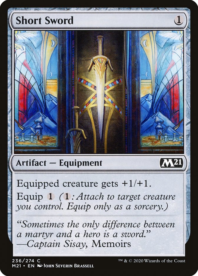 Short Sword [Core Set 2021] | Boutique FDB TCG