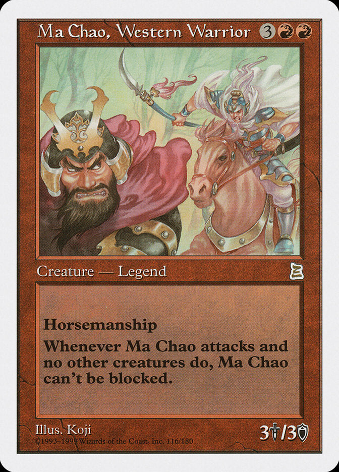 Ma Chao, Western Warrior [Portal Three Kingdoms] | Boutique FDB TCG