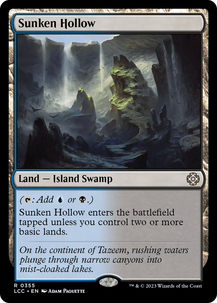 Sunken Hollow [The Lost Caverns of Ixalan Commander] | Boutique FDB TCG