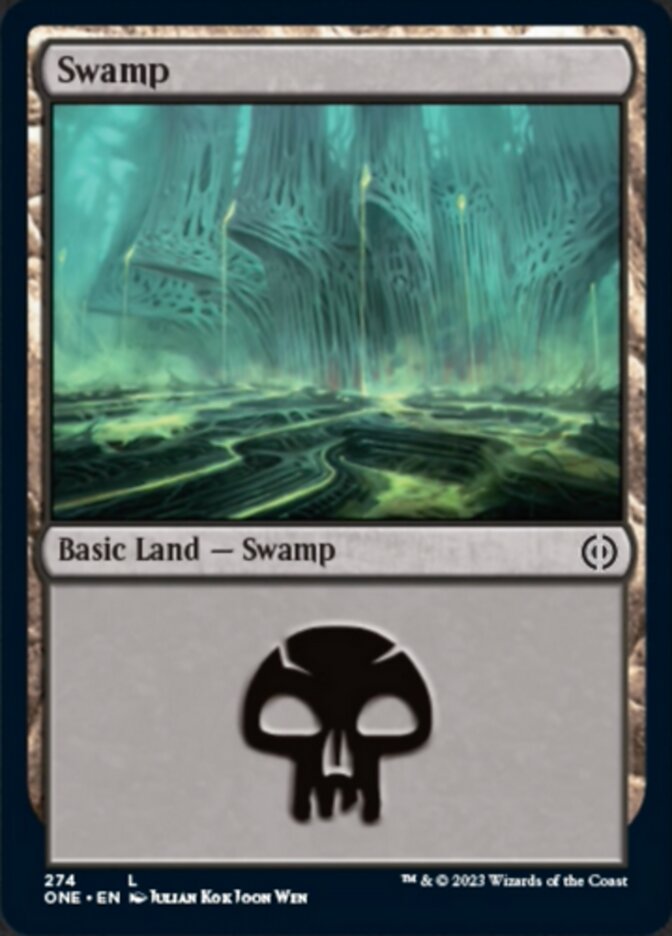 Swamp (274) [Phyrexia: All Will Be One] | Boutique FDB TCG