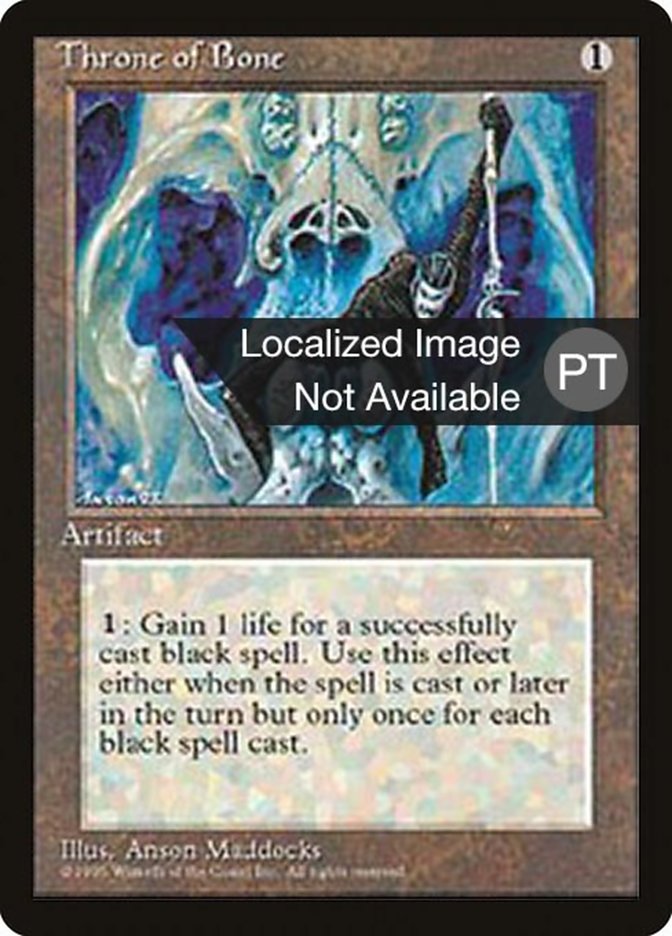 Throne of Bone [Fourth Edition (Foreign Black Border)] | Boutique FDB TCG