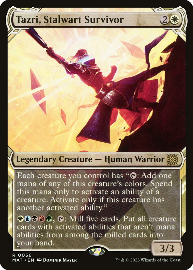 Tazri, Stalwart Survivor (Showcase) [March of the Machine: The Aftermath] | Boutique FDB TCG