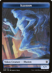 Construct // Illusion Double-Sided Token [Zendikar Rising Tokens] | Boutique FDB TCG