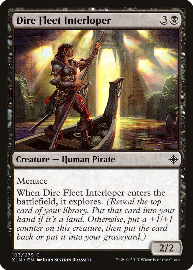 Dire Fleet Interloper [Ixalan] | Boutique FDB TCG