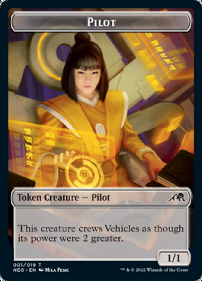 Pilot Token [Kamigawa: Neon Dynasty Tokens] | Boutique FDB TCG