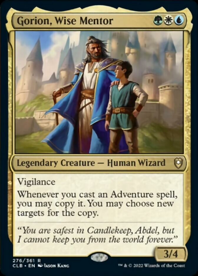 Gorion, Wise Mentor [Commander Legends: Battle for Baldur's Gate] | Boutique FDB TCG