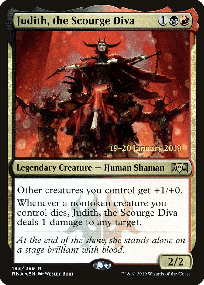 Judith, the Scourge Diva [Ravnica Allegiance Prerelease Promos] | Boutique FDB TCG