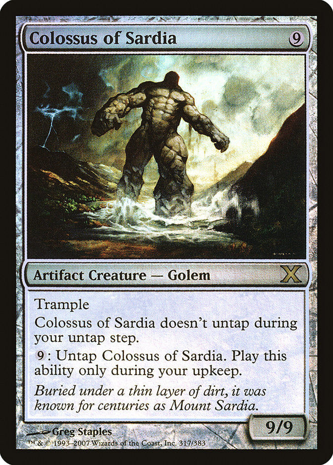 Colossus of Sardia (Premium Foil) [Tenth Edition] | Boutique FDB TCG