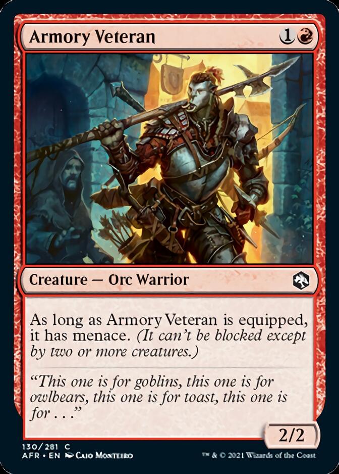 Armory Veteran [Dungeons & Dragons: Adventures in the Forgotten Realms] | Boutique FDB TCG
