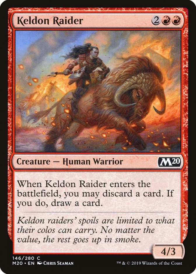 Keldon Raider [Core Set 2020] | Boutique FDB TCG