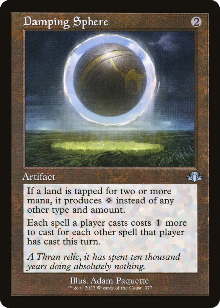 Damping Sphere (Retro) [Dominaria Remastered] | Boutique FDB TCG