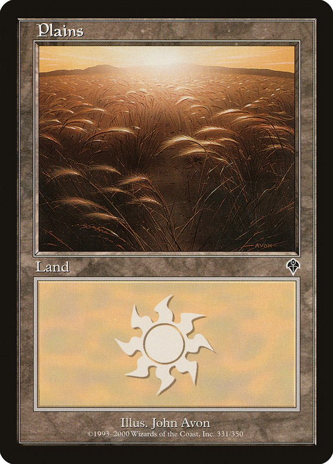 Plains (331) [Invasion] | Boutique FDB TCG