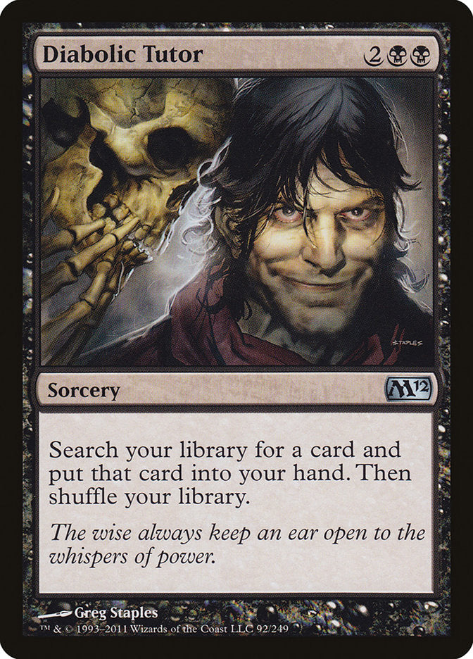 Diabolic Tutor [Magic 2012] | Boutique FDB TCG