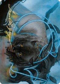 Bind the Monster Art Card (Gold-Stamped Signature) [Kaldheim Art Series] | Boutique FDB TCG