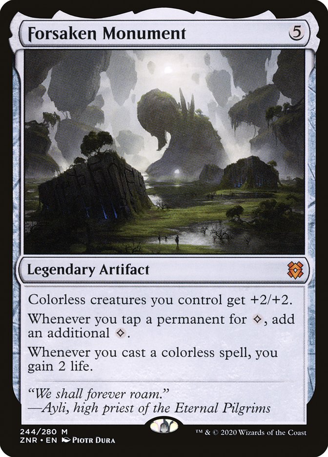 Forsaken Monument [Zendikar Rising] | Boutique FDB TCG