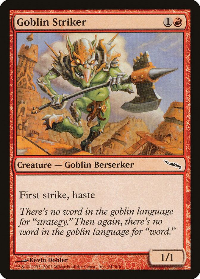Goblin Striker [Mirrodin] | Boutique FDB TCG