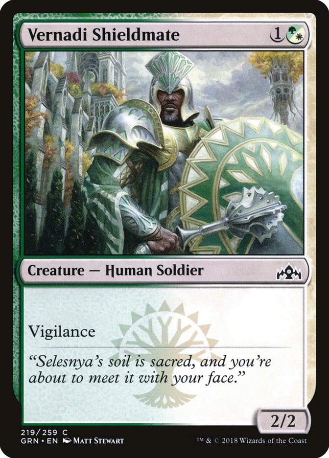 Vernadi Shieldmate [Guilds of Ravnica] | Boutique FDB TCG