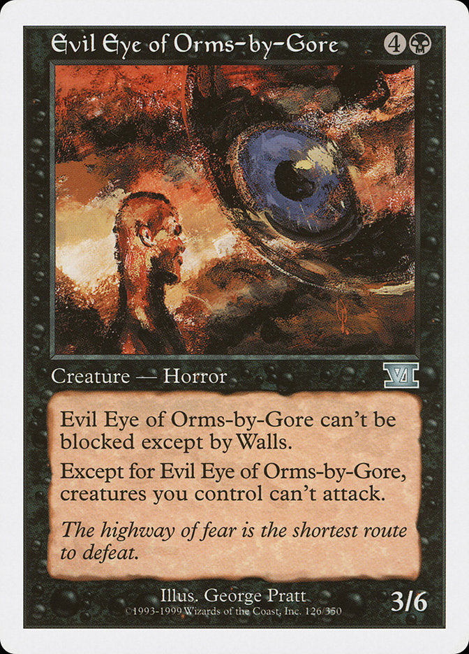 Evil Eye of Orms-by-Gore [Classic Sixth Edition] | Boutique FDB TCG