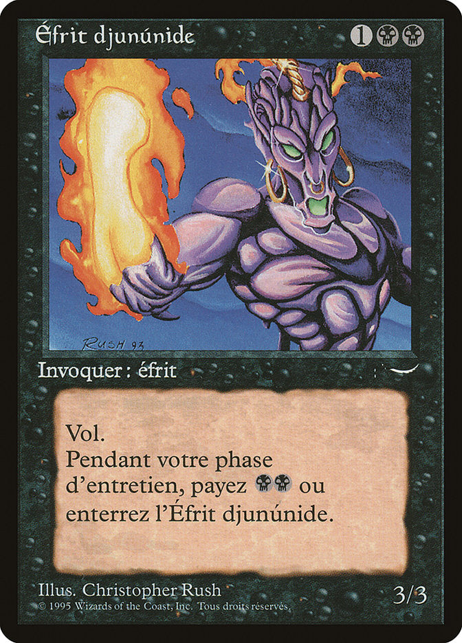 Junun Efreet (French)- "Efrit djununide" [Renaissance] | Boutique FDB TCG