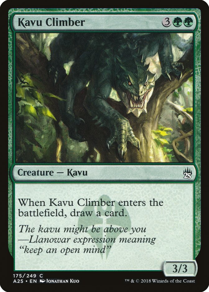 Kavu Climber [Masters 25] | Boutique FDB TCG